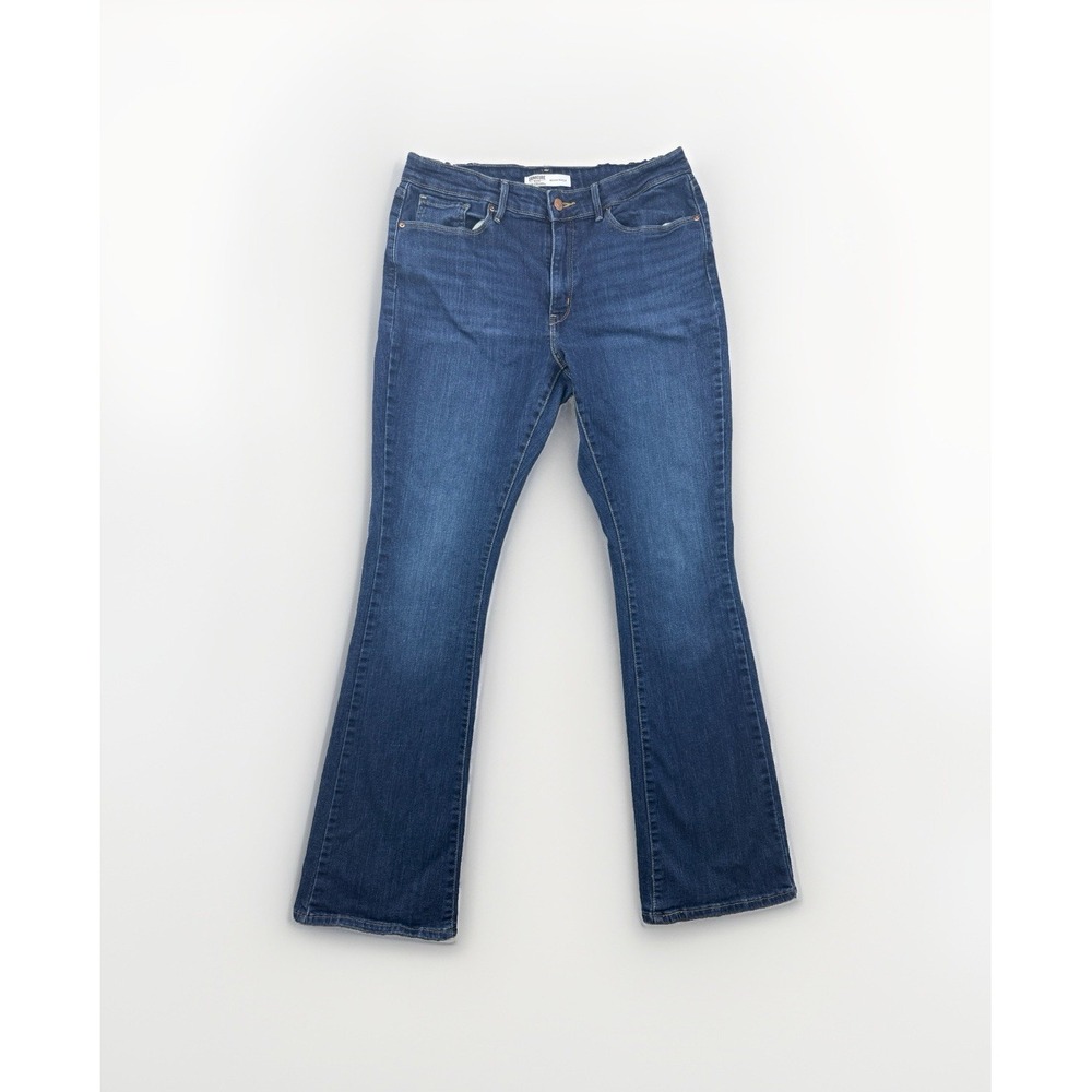 Levi's Strauss Signature Gold Mid-Rise BootCut Stretch Blue Jeans Women 32WX32L